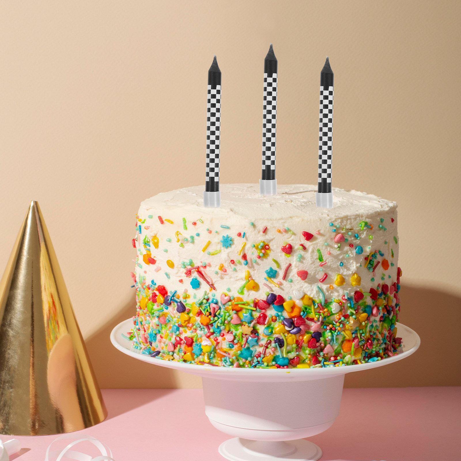 Paraffin Wax - 12 bougies d'anniversaire, décorations tendance pour