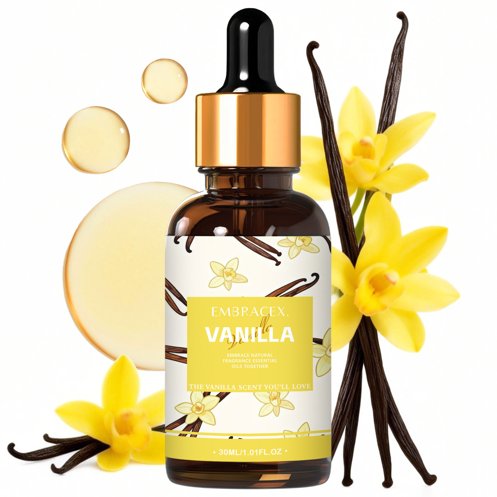 Candle Fragrance - Huiles parfumées à la vanille 30