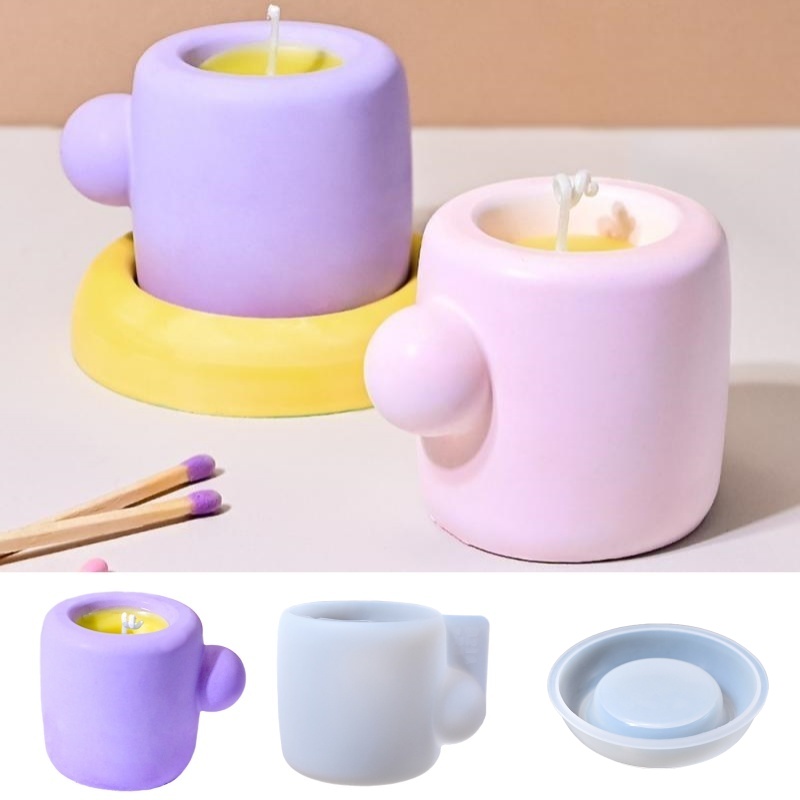 Tasse 3D avec dessous de verre - Candle Containers avis et prix