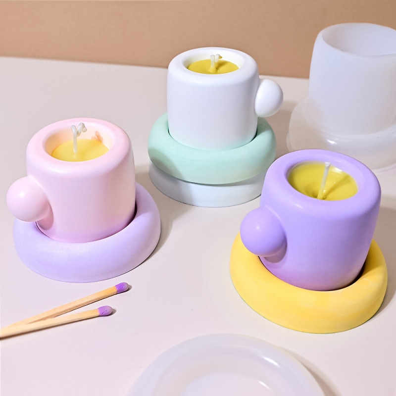 Tasse 3D avec dessous de verre - Candle Containers avis et prix