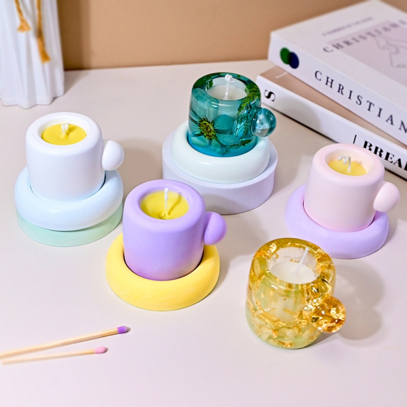 Tasse 3D avec dessous de verre - Candle Containers avis et prix