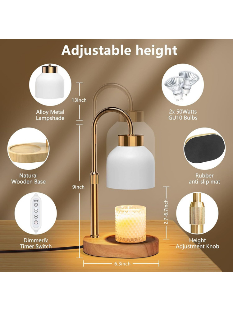 Lampe chauffe-cire électrique  - Wax Melts avis et prix