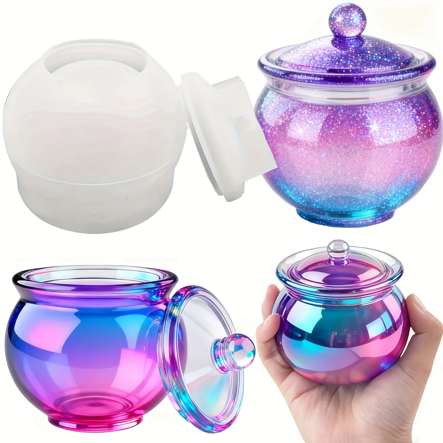 1 jeu de moules ronds en résin - Candle Molds avis et prix